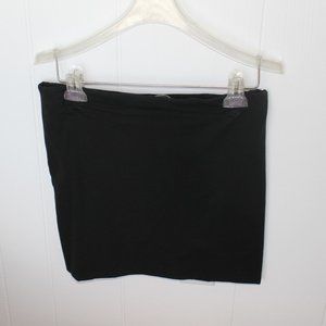 H&M Ladies Basic Black Skirt Size Medium Very short